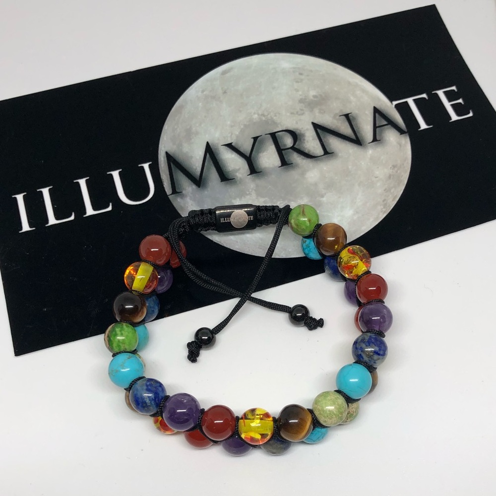 Natural 7 Chakra Multi Gemstone Bracelet